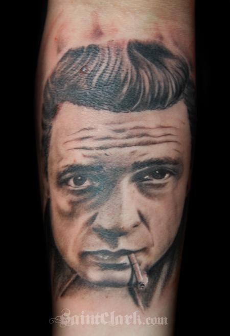 Tattoos - Chris Saint Clark - Realistic Portrait Tattoo